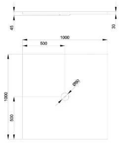 Alternative view of Bette Floor - Douchebak 1000x1000 Mm, Anti-Slip Pro, Wit 5941-000AE