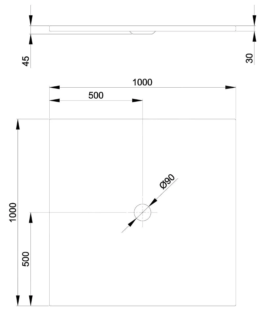 Bette Floor - Douchebak 1000x1000 Mm, Anti-Slip Pro, Wit 5941-000AE 4 Bette Floor - Douchebak 1000x1000 Mm, Anti-Slip Pro, Wit 5941-000AE - Afbeelding 2