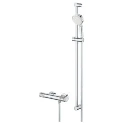 Grohe Grohtherm 1000 Performance - Douchekraan Met Thermostaat Opbouw, 2 Jets, Chroom 34784000 -Grohe Winkel 06d5da824d55d0e818d5b54b