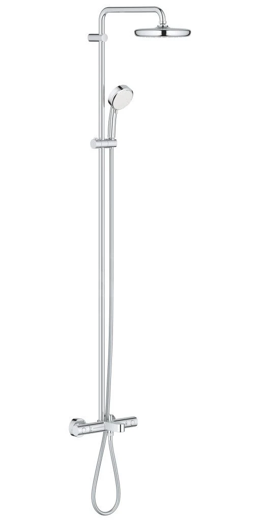 Grohe Tempesta Cosmopolitan - Douchesysteem 210 Met Badthermostaat, Chroom 26223001 3 Grohe Tempesta Cosmopolitan - Douchesysteem 210 Met Badthermostaat, Chroom 26223001