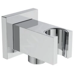 Ideal Standard Idealrain Atelier - Wandaansluitbocht Met Houder, Chroom BC771AA