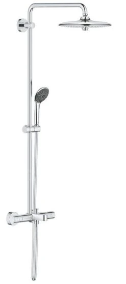 Grohe Vitalio Joy - Doucheset 260 Met Badthermostaat, 3-jets, Chroom 27860001