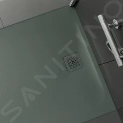 Laufen Pro - Douchebak 1000x1000 Mm, Mat Betongrijs H2119520790001 -Grohe Winkel 192da0a2ce602be20022143d 1