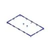 Villeroy & Boch Toebehoren - ViFrame Montageframe Voor Kleinformaat Douchebakken (tot 1000 X 1000) U91412100