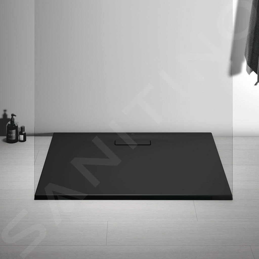 Ideal Standard Ultra Flat New - Douchebak 900x700 Mm, Zwart T4474V3 6 Ideal Standard Ultra Flat New - Douchebak 900x700 Mm, Zwart T4474V3 - Afbeelding 4