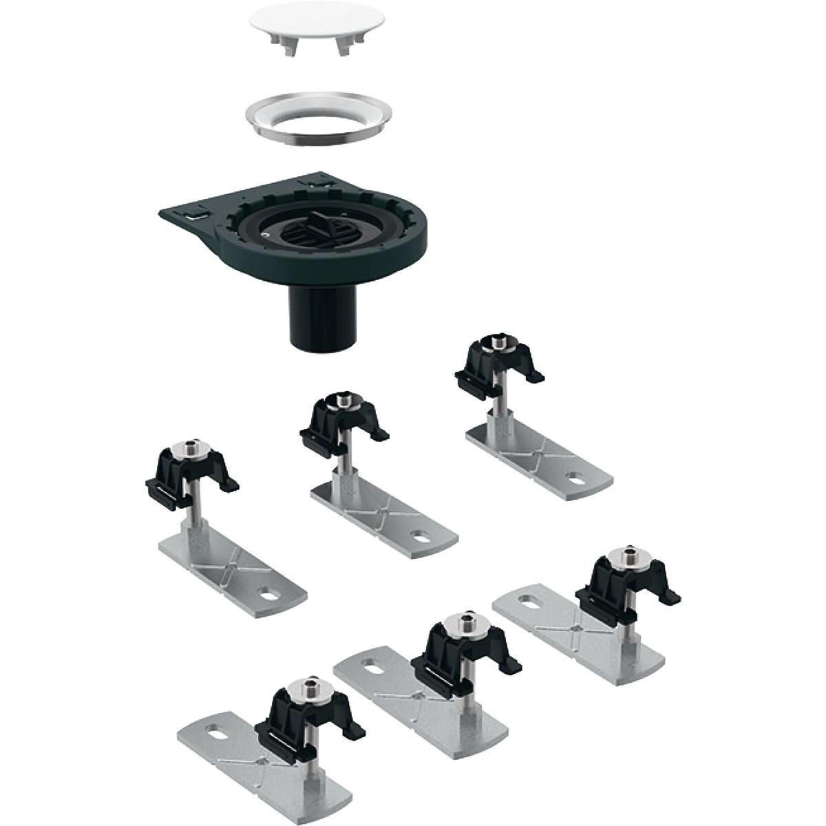 Geberit Setaplano - Afvoerset Voor Douchebakken, Met 6 Poten, Zonder Sifon, Installatie In De Vloer 154.031.00.1 3 Geberit Setaplano - Afvoerset Voor Douchebakken, Met 6 Poten, Zonder Sifon, Installatie In De Vloer 154.031.00.1