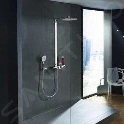 Hansa Emotion - Doucheset Met Thermostaat, 360x 220 Mm, Antraciet/chroom 5865017184 -Grohe Winkel 2d5a6da4f555ecb4771467f1