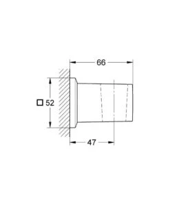 Alternative view of Grohe Allure Brilliant - Douchehouder, Supersteel 27706DC0