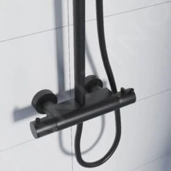 Steinberg 100 - Doucheset Met Thermostaat, Diameter 200 Mm, Mat Zwart 100 2721 S 10 Steinberg 100 - Doucheset Met Thermostaat, Diameter 200 Mm, Mat Zwart 100 2721 S -Grohe Winkel 31879039dda383e5715263f1