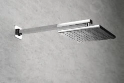 Aqualine Toebehoren - Douchearm 400 Mm, Chroom TQ043 -Grohe Winkel 33a590ea829608fe718e25e0