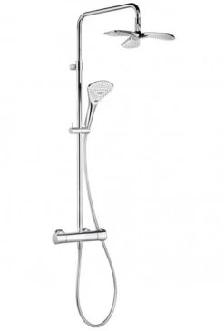 Kludi Fizz - Doucheset Dual Shower System, Met Thermostaat, Chroom 6709605-00