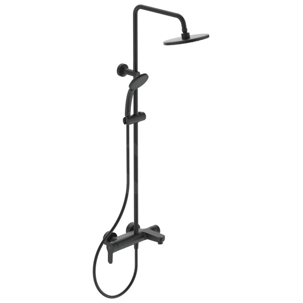 Ideal Standard Cerafine O - Doucheset Incl. Badkraan, 200 Mm, 1-jet, Zwart BC525XG 3 Ideal Standard Cerafine O - Doucheset Incl. Badkraan, 200 Mm, 1-jet, Zwart BC525XG