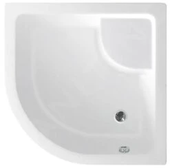 Aqualine Douchebakken - Douchebak 800x800x280 Mm, Inclusief Poten, R550, Wit C83