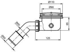 Ideal Standard Connect - Doucheafvoer Voor Douchebak, Chroom J3417AA -Grohe Winkel 4169d2b7ecdb1d312a6ee3ec