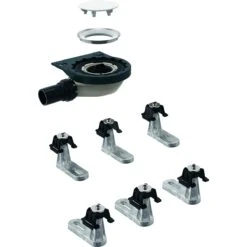 Geberit Setaplano - Ruwbouwset Voor Douchebak, Waterstophoogte 30 Mm, D40 Mm, 6 Poten 154.021.00.1