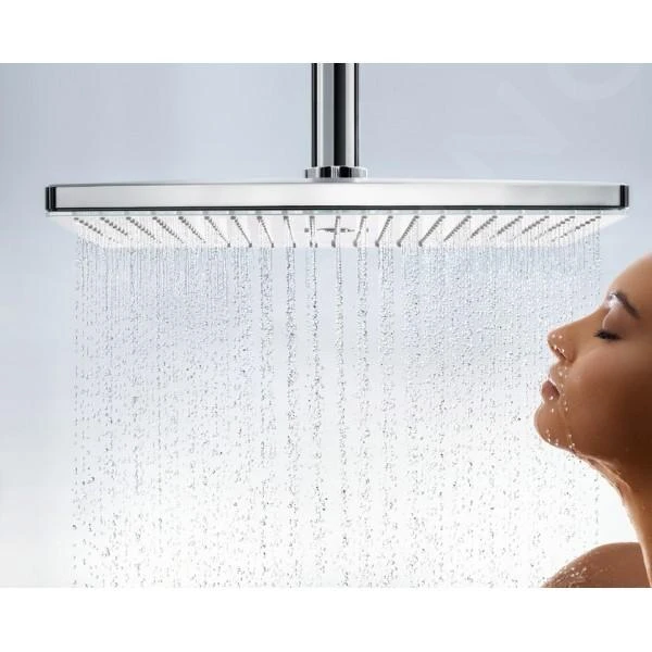 Hansgrohe Rainmaker Select - Hoofddouche 460, Douchearm 100 Mm, Zwart/chroom 24002600 5 Hansgrohe Rainmaker Select - Hoofddouche 460, Douchearm 100 Mm, Zwart/chroom 24002600 - Afbeelding 3