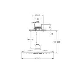Grohe Rainshower SmartActive Cube - Hoofddouche 310, Douchearm 142 Mm, 2-jets, Supersteel 26481DC0 8 Grohe Rainshower SmartActive Cube - Hoofddouche 310, Douchearm 142 Mm, 2-jets, Supersteel 26481DC0 -Grohe Winkel 4b32218ce1aa0525dd74759f 1