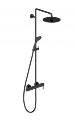 Duravit C.1 - Douchesysteem Met Douchekraan, Mat Zwart C14280007046