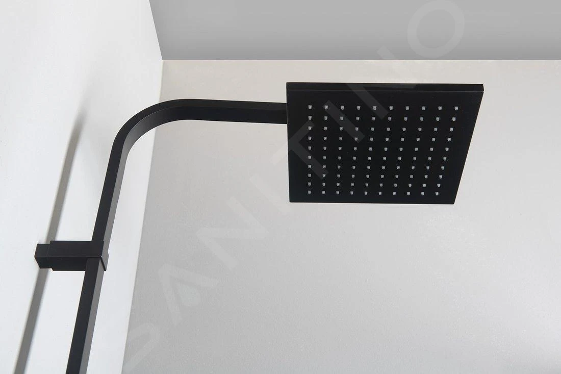 Sapho Dimy - Doucheset 250x250 Mm Met Thermostaat, Mat Zwart DM322BL 9 Sapho Dimy - Doucheset 250x250 Mm Met Thermostaat, Mat Zwart DM322BL - Afbeelding 7