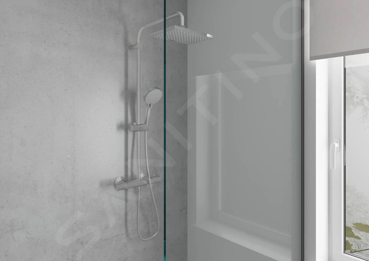Hansgrohe Vernis Shape - Doucheset Showerpipe 230 Met Thermostaat, Chroom 26286000 11 Hansgrohe Vernis Shape - Doucheset Showerpipe 230 Met Thermostaat, Chroom 26286000 - Afbeelding 9