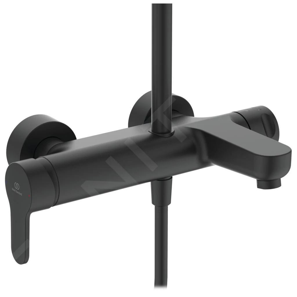 Ideal Standard Cerafine O - Doucheset Incl. Badkraan, 200 Mm, 1-jet, Zwart BC525XG 7 Ideal Standard Cerafine O - Doucheset Incl. Badkraan, 200 Mm, 1-jet, Zwart BC525XG - Afbeelding 5