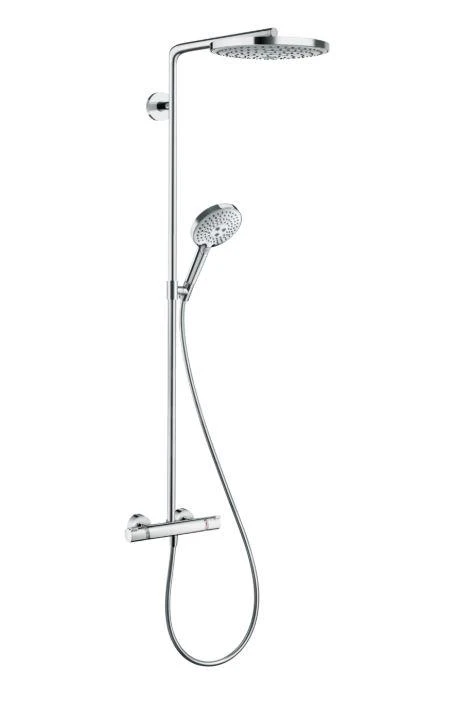 Hansgrohe Raindance Select S - Doucheset Met Thermostaat, 240 Mm, 2jet, Chroom 27129000 3 Hansgrohe Raindance Select S - Doucheset Met Thermostaat, 240 Mm, 2jet, Chroom 27129000