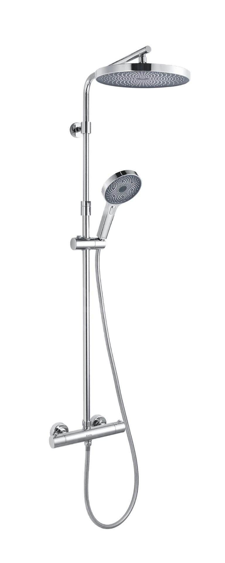 Kielle Aura - Doucheset Met Thermostaatkraan, 260 Mm, 3jet, Chroom 20602010 4 Kielle Aura - Doucheset Met Thermostaatkraan, 260 Mm, 3jet, Chroom 20602010 - Afbeelding 2