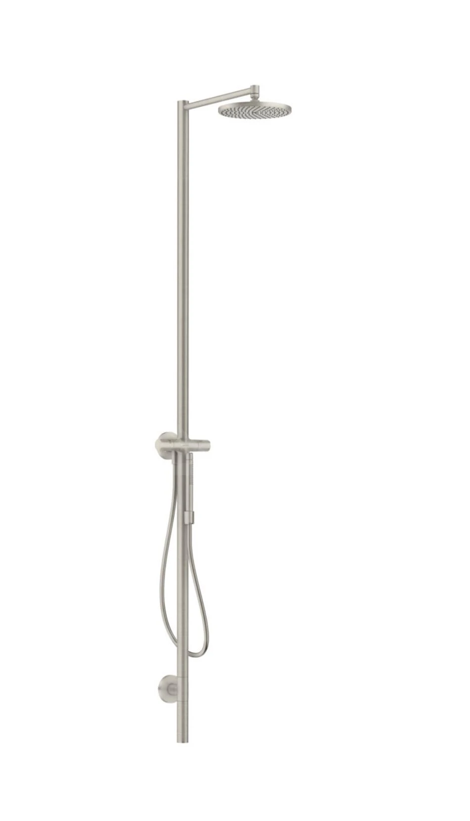 Axor Starck - Doucheset Met Kraan, Diameter 24 Cm, 1 Straalsoort, Rvs Look 12670800 3 Axor Starck - Doucheset Met Kraan, Diameter 24 Cm, 1 Straalsoort, Rvs Look 12670800