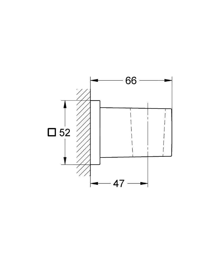 Grohe Euphoria Cube - Wandhouder Voor Handdouche, Chroom 27693000 4 Grohe Euphoria Cube - Wandhouder Voor Handdouche, Chroom 27693000 - Afbeelding 2