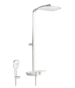 Hansa Emotion - Doucheset Met Thermostaat, 360x 220 Mm, Wit/chroom 5865017182