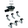 Geberit Setaplano - Afvoerset Met 6 Steunpoten, Voor Setaplano Douchebak, Waterslothoogte 50 Mm 154.013.00.1