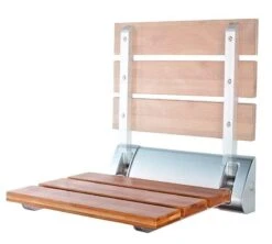 Aqualine Douches - Douchestoel Opklapbaar 320x230 Mm, Bamboe AE236 -Grohe Winkel 71fd70d20dc98eb6eb135efa