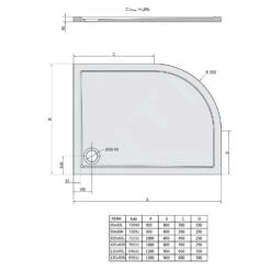 Polysan Douchebakken - Douchebak Rena R, 1200x900 Mm, Gegoten Marmer, Rechts, Wit 65611 5 Polysan Douchebakken - Douchebak Rena R, 1200x900 Mm, Gegoten Marmer, Rechts, Wit 65611 -Grohe Winkel 75276a731346d2b7bde30148