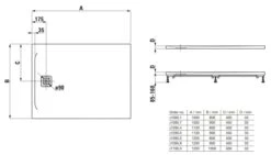 Alternative view of Laufen Pro - Douchebak 1000x800 Mm, Wit H2109510000001