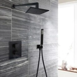 Paffoni Ringo West - Douchearm SQUARE, Lengte 400 Mm, Mat Zwart ZSOF063NO -Grohe Winkel 7e16afdc361a58d5f1c69efa