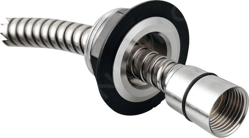 Sapho Slangdoorvoeren - Ronde Verbinding Voor Handdouche Op Badrand Incl. Doucheslang, Chroom 1205-04 5 Sapho Slangdoorvoeren - Ronde Verbinding Voor Handdouche Op Badrand Incl. Doucheslang, Chroom 1205-04 - Afbeelding 3