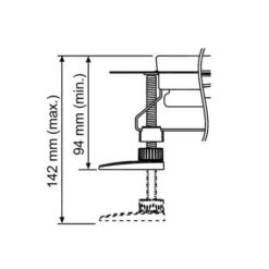 Alternative view of Tece Toebehoren - Montagesteunen Voor Douchegoot 94-142 Mm, 4 St. 660003