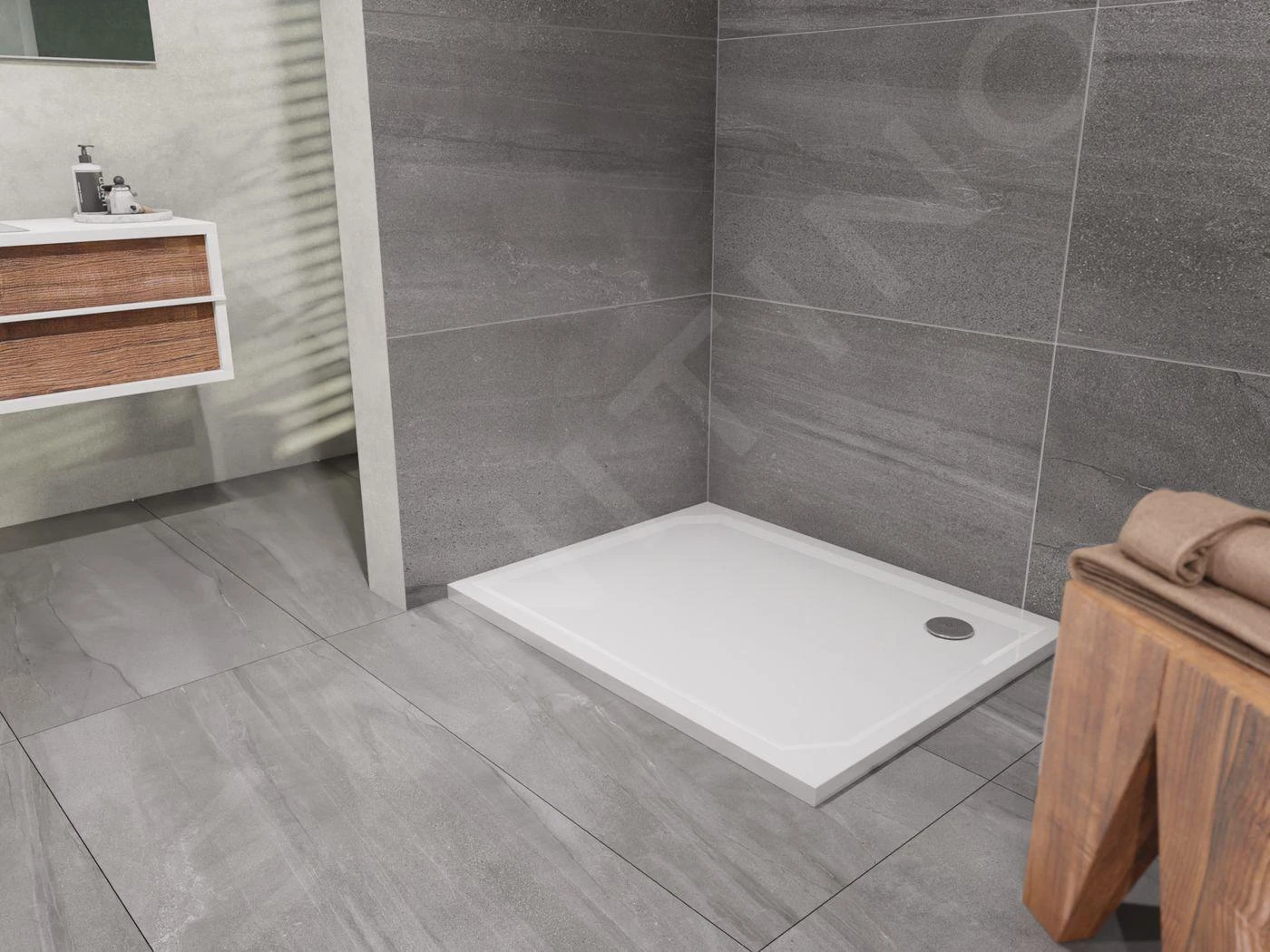 Lansanit LitEX - Douchebak 1100x800 Mm, Wit LITEX-80X110 3 Lansanit LitEX - Douchebak 1100x800 Mm, Wit LITEX-80X110