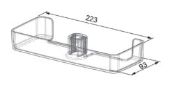 Hansa Basicjet - Zeepschaal, Transparant 44730100 -Grohe Winkel 8341a63ba3bf3cf6129a1bba