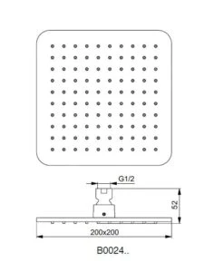 Ideal Standard Idealrain Cube - Hoofddouche 200x200 Mm, Zwart B0024XG 8 Ideal Standard Idealrain Cube - Hoofddouche 200x200 Mm, Zwart B0024XG -Grohe Winkel 8454e884bc7b8d05d8b56677