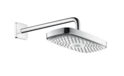 Hansgrohe Raindance Select E - Hoofddouche 300, 2jet, Douchearm 390 Mm, Wit/chroom 27385400