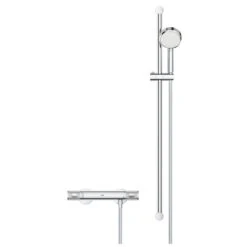 Grohe Grohtherm 1000 Performance - Douchekraan Met Thermostaat Opbouw, 2 Jets, Chroom 34784000 -Grohe Winkel 8ab040c2f6b71666de123cca