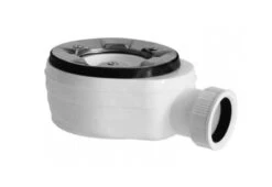 Lansanit Accessoires - Douchesifon Laag, 90 Mm, Chroom LITLUX-SIFON-90N