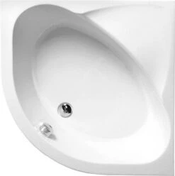 Polysan Selma - Kwartronde Douchebak 90x90x30 Cm, R55, Diep, Wit Met Constructie 28711