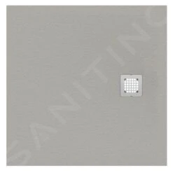 Ideal Standard Ultra Flat S - Douchebak 1000x1000 Mm, Betongrijs K8216FS -Grohe Winkel 911ff8f1b2aa45377c89bd3d