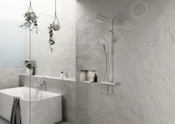 Hansa Micra - Doucheset Style 200 Met Thermostaat, Thermo Cool, ECO, Chroom 44350230 -Grohe Winkel 919a60cab8f6cb8fa41fcb91