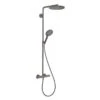Hansgrohe Raindance Select S - Showerpipe Douchset Met Thermostaat, 1jet, Geborsteld Zwart Chroom 27633340 -Grohe Winkel 9661832ea892ac0408072c1e