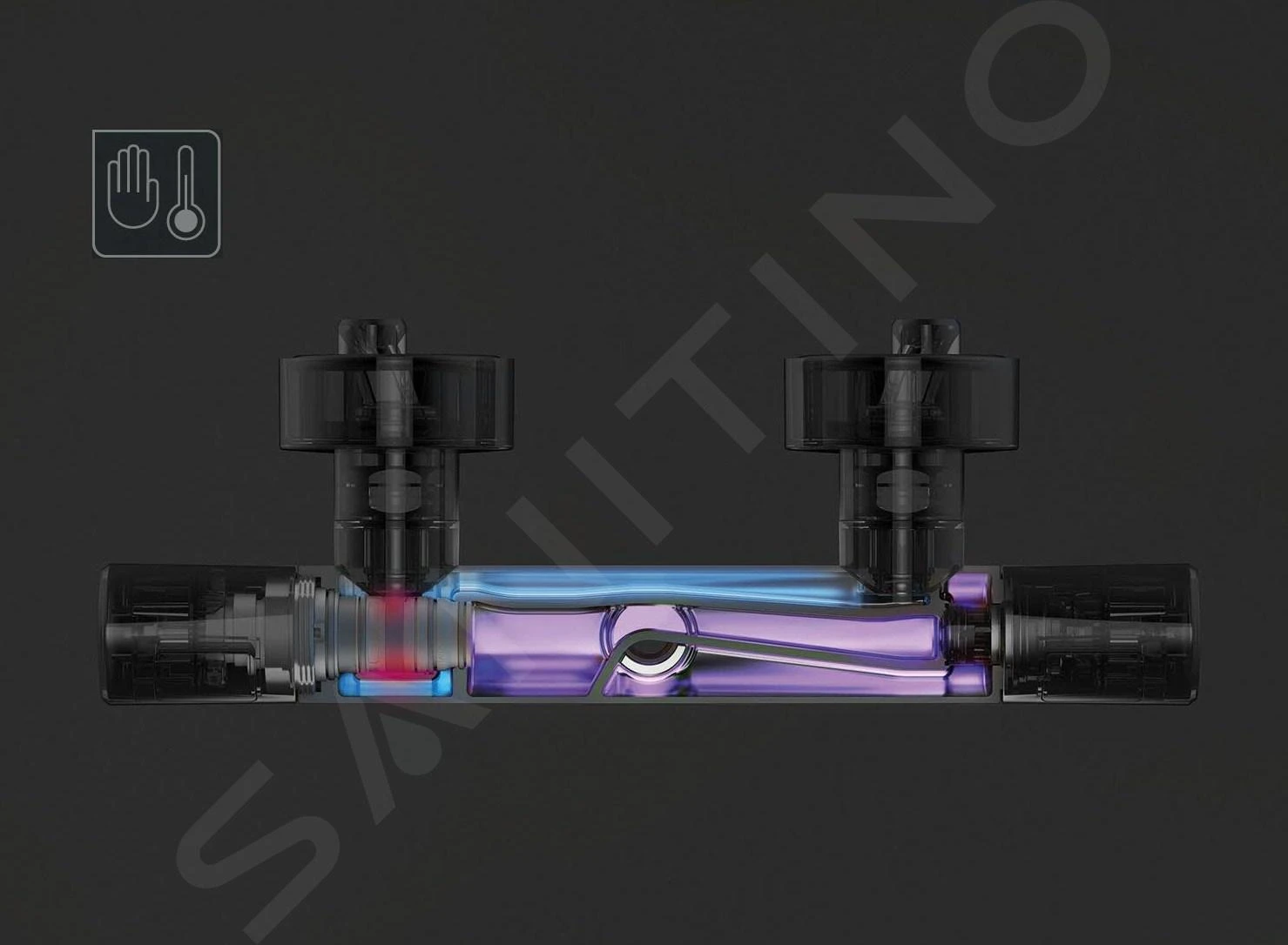 Ideal Standard CeraTherm - Doucheset Met Thermostaat, 300x200 Mm, 3jets, Chroom A7701AA 8 Ideal Standard CeraTherm - Doucheset Met Thermostaat, 300x200 Mm, 3jets, Chroom A7701AA - Afbeelding 6