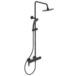 Ideal Standard Cerafine O - Doucheset Incl. Douchekraan, 200 Mm, 1-jet, Zwart BC750XG