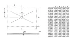 Alternative view of Villeroy & Boch Subway Infinity - Douchebak, 700x1200 Mm, Anti-slip, Ardoise 6231Q1W9